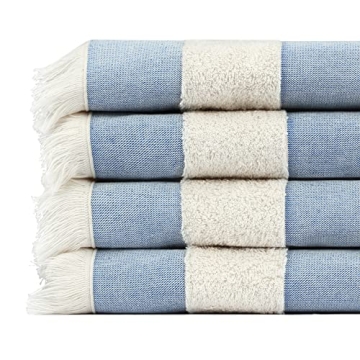 Turkish Beach Towels Set of 4 – Stylish & Portable