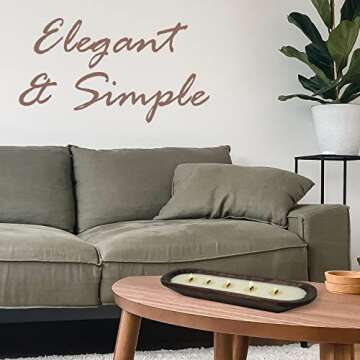 Wick Wooden Dough Bowl Gift Boxed Candle | Beautifully Packaged | High Fragrance Load | Long Burn Times (Lavender, Medium)