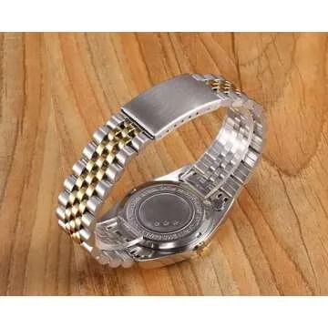 Reginald Women's Luxury Dress Quartz Watches Diamonds Dial Stainless Steel Waterproof Date Silver Gold Two Tone Green Wrist Watches