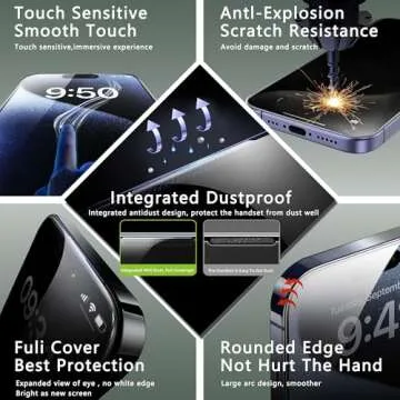 SHANG PIN JIA iPhone 16 Plus Privacy Screen Protector