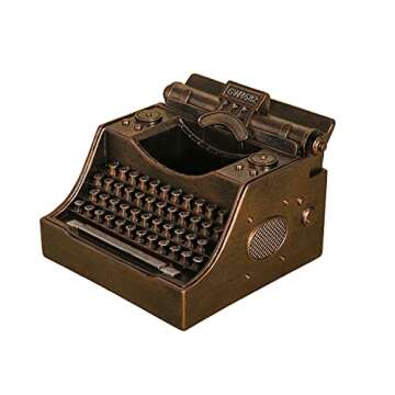 Amoysanli Retro Typewriter Pen Holder Vintage Desk Accssories Unique Cool Gifts for Writer Typewrite...