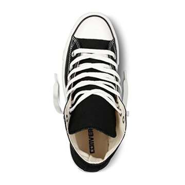 Converse Unisex's Low-Top_Sneakers, Black Black White, US 8.5