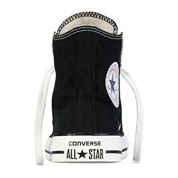 Converse Unisex's Low-Top_Sneakers, Black Black White, US 8.5