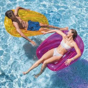 Intex Transparent Lounges, Deflated Size: 1.04m x 1.02m (56802EU)