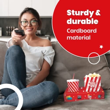 Cheshire Gifts Movie Night Supplies 18 Pcs Perfect for Parties