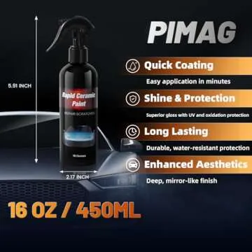 PIMAG Ceramic Coating for Cars, Rapid Spray Paint, 16oz