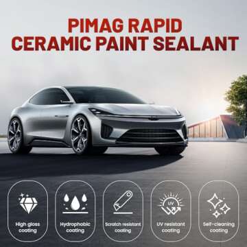 PIMAG Ceramic Coating for Cars, Rapid Spray Paint, 16oz