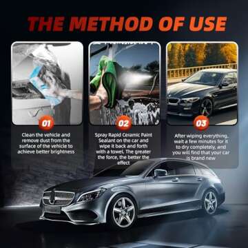 PIMAG Ceramic Coating for Cars, Rapid Spray Paint, 16oz