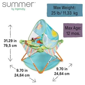 Portable Baby Activity Center with Canopy - Summer by Ingenuity