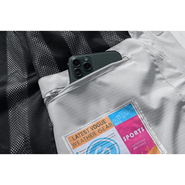 OTU Men's Waterproof Rain Jacket for Hiking Travel