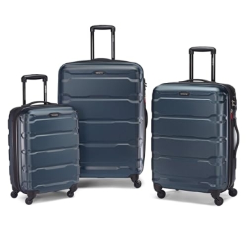 Durable Samsonite Omni PC Expandable 28" Luggage | Teal