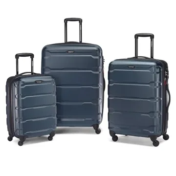 Durable Samsonite Omni PC Expandable 28" Luggage | Teal