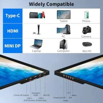 16 inch 4K OLED Touchscreen Portable Monitor for All