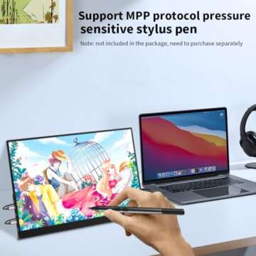 16 inch 4K OLED Touchscreen Portable Monitor for All