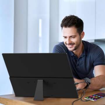 16 inch 4K OLED Touchscreen Portable Monitor for All