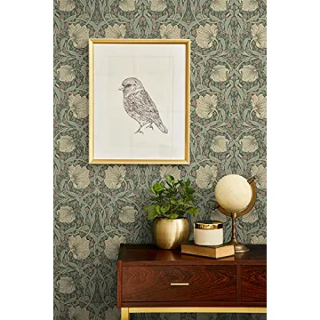 Classic Peel and Stick NextWall Pimpernel Floral Wallpaper