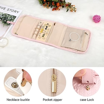 Voova Jewelry Organizer Case for Travel and Home