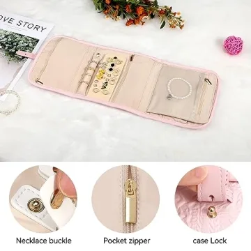 Voova Jewelry Organizer Case for Travel and Home