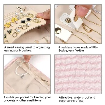 Voova Jewelry Organizer Case for Travel and Home