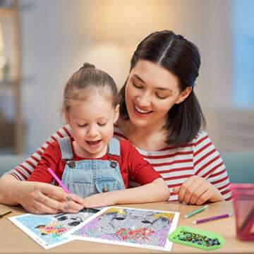 9 Pack Animal Diamond Painting Kits for Kids Adults 5D Cute Diamond Art Kits Full Drill Diamond Art Painting 6 x 6 Inches Cute Animal Paint Crafts Decor for Beginners Home Wall Decoration