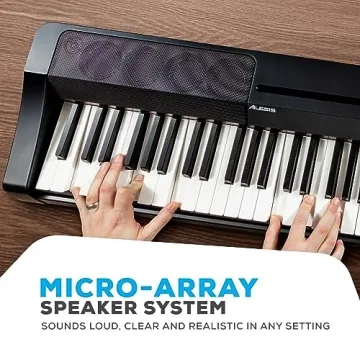 Alesis Recital Grand Digital Piano with 88 Weighted Keys