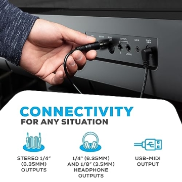 Alesis Recital Grand Digital Piano with 88 Weighted Keys