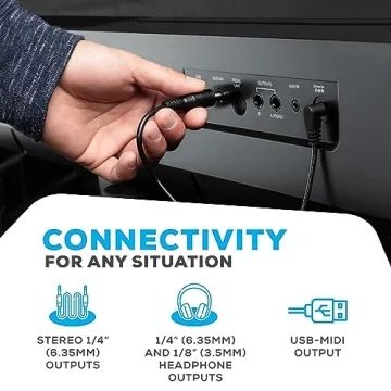 Alesis Recital Grand Digital Piano with 88 Weighted Keys