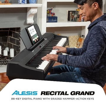 Alesis Recital Grand Digital Piano with 88 Weighted Keys
