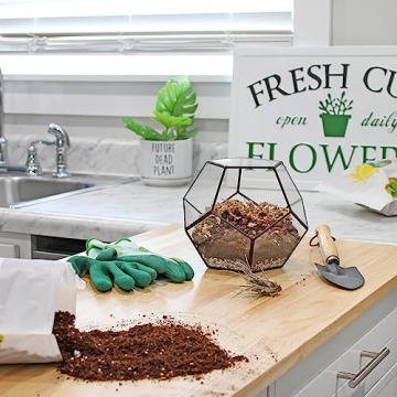 Natural 8 Quarts Potting Soil Mix for Terrariums