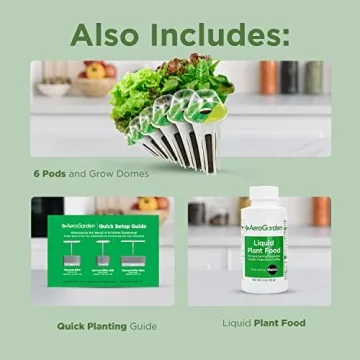 AeroGarden Harvest Elite Slim Indoor Hydroponic System with LED Light