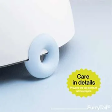 Furrytail BOSS Elevated Cat Bed with 360-degree Rotation System and Removable Easy Clean Fabrics Lining, Premium Bowl Shape Design, Raised Cat Sofa Chair,Round pet Bed for Indoor cat