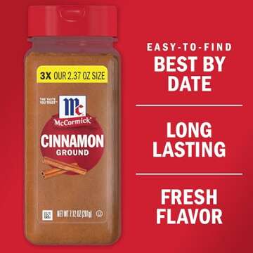 McCormick Ground Cinnamon 7.12 oz Fresh Flavoring Spice
