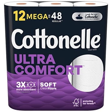 Cottonelle Ultra ComfortCare Toilet Paper Mega Rolls: Soft and Strong
