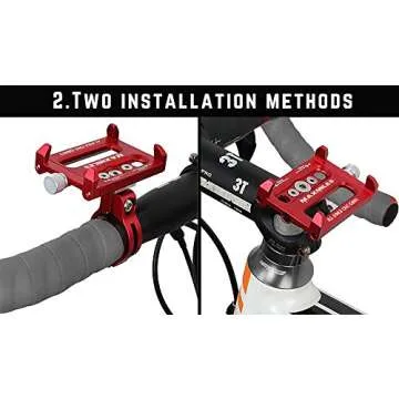 MaxMiles Cell Phone Holder for Motorcycles and Bicycles