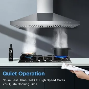 Zomagas 24" Range Hood - Energy Saving & Stylish