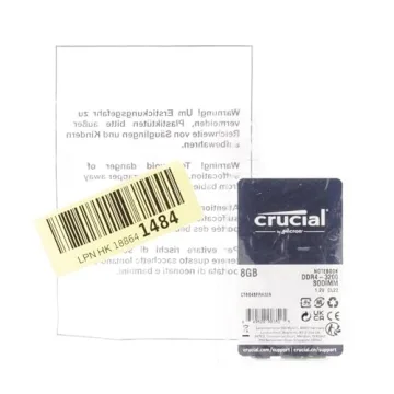 Crucial 8GB DDR4 3200MHz Laptop Memory Upgrade Option