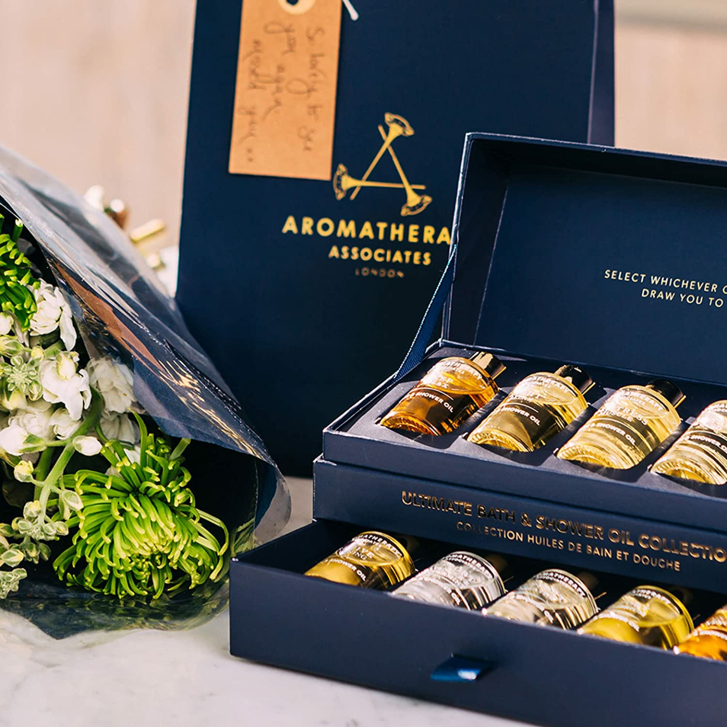 Ultimate Bath and Shower Oil Gift Set - 10 Aromatherapy Oils