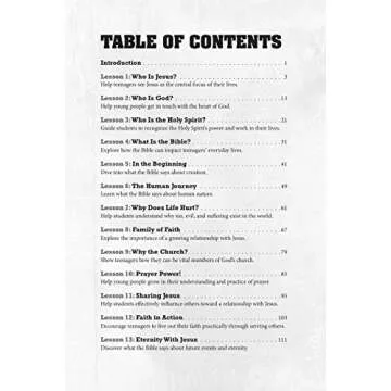 The 13 Most Important Bible Lessons For Teenagers: Complete Meetings for Youth Groups and Sunday School