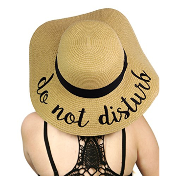 C.C Women's Embroidered Beach Sun Hat for All Occasions