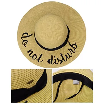 C.C Women's Embroidered Beach Sun Hat for All Occasions
