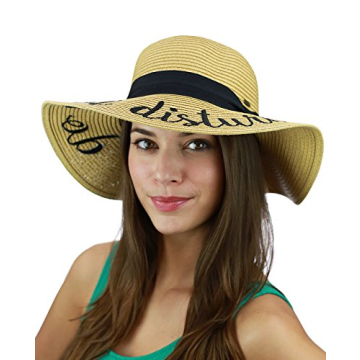 C.C Women's Embroidered Beach Sun Hat for All Occasions