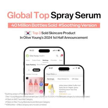 d'alba Piedmont Italian White Truffle Vital Spray Serum, Vegan Skin Care, Calming and Hydrating Faci...