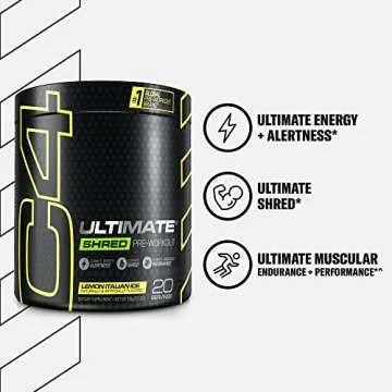 Cellucor C4 Ultimate Shred Pre Workout for Energy & Metabolism