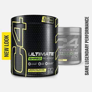 Cellucor C4 Ultimate Shred Pre Workout for Energy & Metabolism