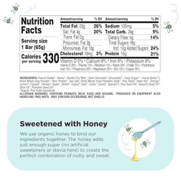 Perfect Bar Dark Chocolate Peanut Butter Protein Bar