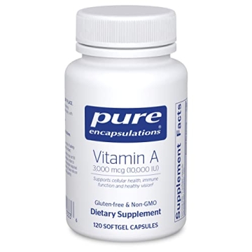 Pure Encapsulations Vitamin A 3000 mcg Immune Vision Support