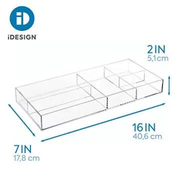 iDesign Clarity Nail Polish Wall Mount Storage Rack