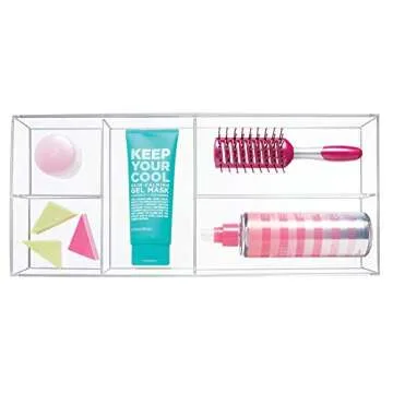 iDesign Clarity Nail Polish Wall Mount Storage Rack