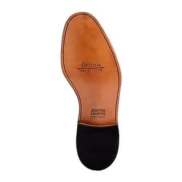 Johnston & Murphy Men's Melton Cap Toe Black Calfskin 9.5 D US
