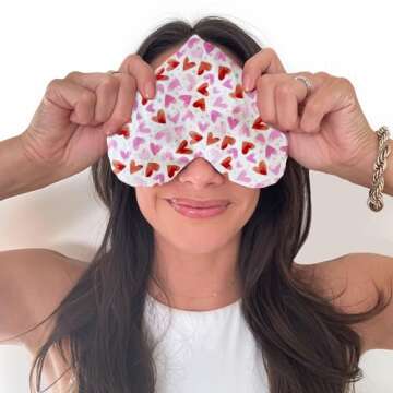 Stillnus Organic Heart-Shaped Eye Pillow for Stress Relief